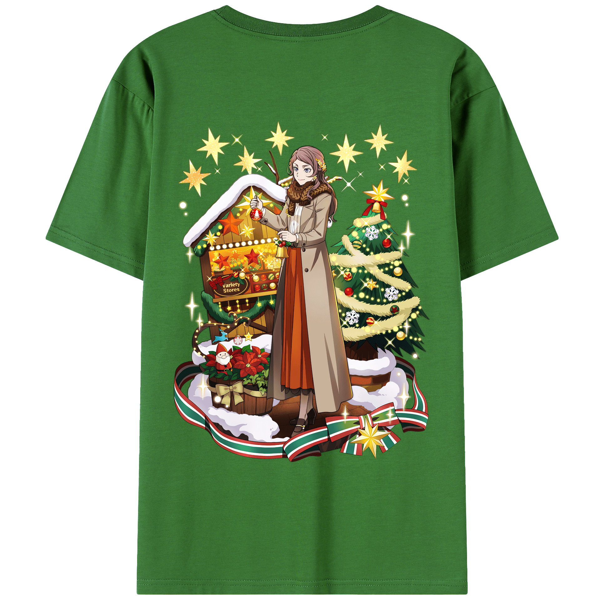 （画像用） 文豪ストレイドッグス Bungo Stray Dogs レディース半袖Tシャツ(バックプリント)